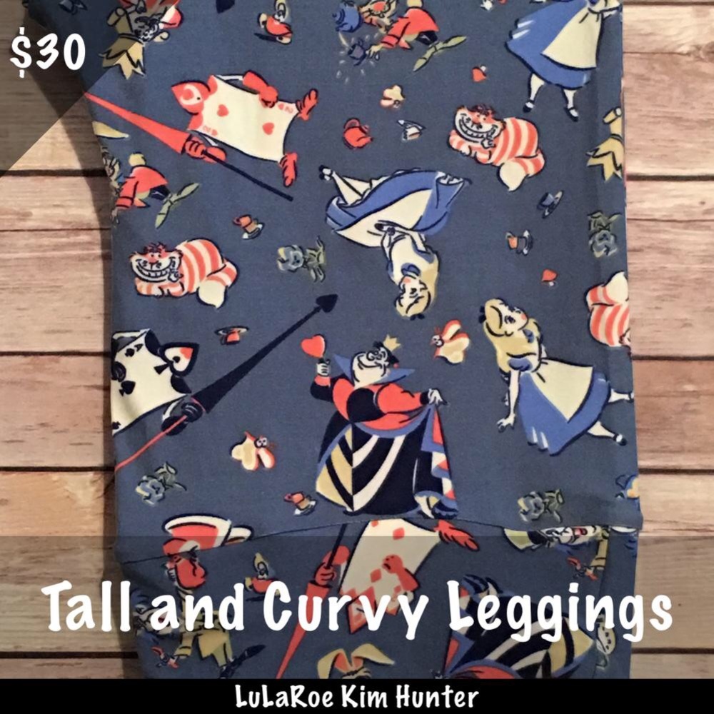LuLaRoe Disney Collection Tall & Curvy Leggings